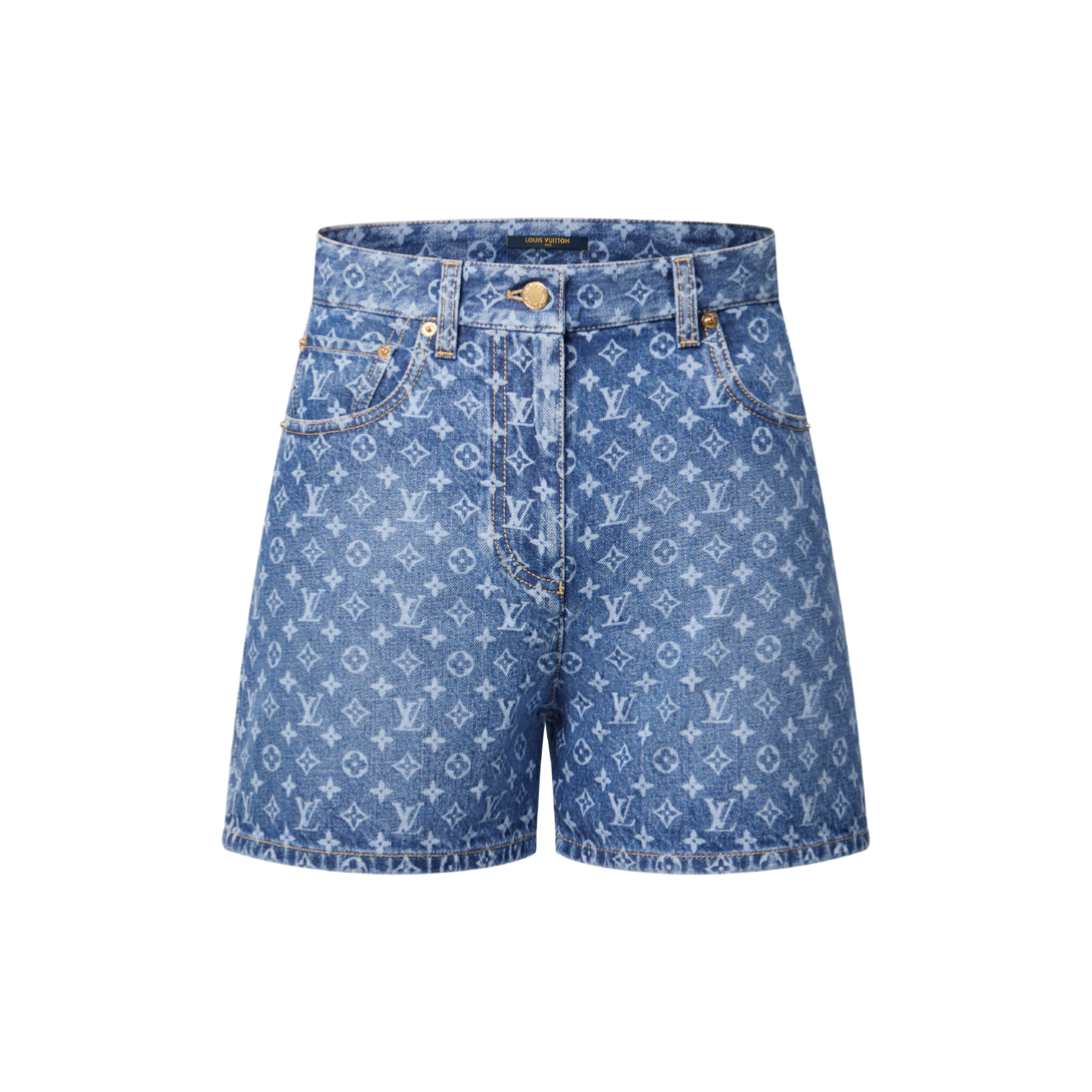Louis Vuitton ロゴプリント ショートパンツ 36 Monogram Denim Shorts - Ready-to-Wear | LOUIS VUITTON